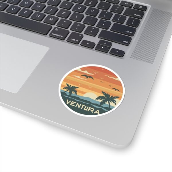 Sticker Sheet, Sunset Serenity in Ventura, Tranquil Ocean View Stickers, Beach Sunset Decor, Laptop Decals, Journal Accessories