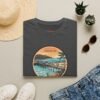 Ventura, California | Aerial view drawing of Ventura Pier - Unisex Softstyle T-Shirt