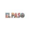 Texas Landscape Kiss-Cut Stickers | El Paso Artistic Letters, Southwest Symbols, Travel Accessories, Unique Decals for Water Bottles and