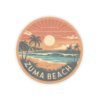 14462969390998968397_1200.jpeg Zuma Beach California Sticker - Retro Sunset Surf Vibes, Tropical Ocean Scene, Beach Lover Gift, Waterproof Vinyl Decal