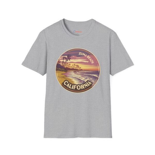 Zuma Beach California Retro T-Shirt - Sunset Coastline Vibes | Vintage Ocean View Tee | Surfer Beachwear Aesthetic | Chill West Coast Shirt