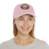 El Paso Texas Hat - Leather Patch Baseball Cap with Desert Cactus & Mountains, Retro Travel Dad Hat, City Vibes Apparel Souvenir