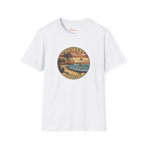 Ventura, California | Surfing Eclipse - Unisex Softstyle T-Shirt