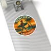 14724654241870689940_1200.jpeg Ventura California Surf Sunset Sticker - Retro Round Beach Decal, Artistic Coastal Vibes, Waterproof Vinyl for Laptops and Bottles