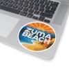 Zuma Beach California Sticker - Bold Retro Coastal Design, Minimalist Travel Decal, Beach Lover Gift