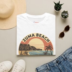 Zuma Beach Sunset Club - California Vibes on Cotton | Retro Coastal T-Shirt for Chill Souls
