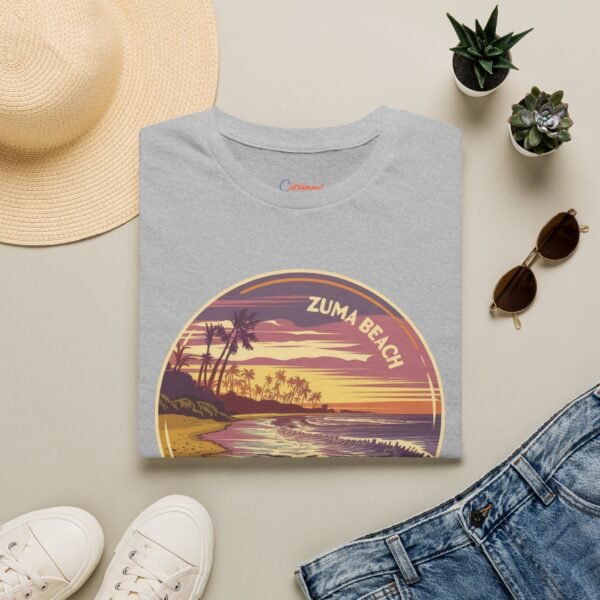 Zuma Beach California Retro T-Shirt - Sunset Coastline Vibes | Vintage Ocean View Tee | Surfer Beachwear Aesthetic | Chill West Coast Shirt