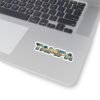 Tampa Pixel Art Sticker - Retro Gaming Coastal Design with Dolphins, Palm Trees, Sunset and Skyline - Florida Souvenir Decal