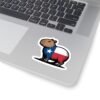 Texas Capybara Sticker - Cute Kiss-Cut Vinyl Decal, Lone Star Flag Design, Texas Souvenir, Laptop Decor