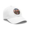 El Paso Texas Hat - Leather Patch Desert Sunset Cap with Cactus & River, Retro Travel Baseball Dad Hat, City Vibes Souvenir Apparel