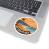 Ventura, California - Sunset on the shore of the beach - Kiss-Cut Stickers