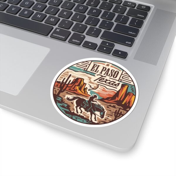 Texas City Stickers, El Paso Country Flair, Travel Sticker, Laptop Decal, Vinyl Decal, Southwestern Decor, Western Style Decoration