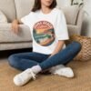 Zuma Beach California Sunrise Tee - Retro Coastal T-Shirt, Malibu Cliff Art, Vintage Surf Vibes, Soft Unisex Shirt, California Dreamer