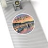 Cadaqués Spain Sticker - Retro Travel Poster Style Coastal Art