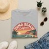 Zuma Beach California Sunrise Tee - Retro Coastal T-Shirt, Malibu Cliff Art, Vintage Surf Vibes, Soft Unisex Shirt, California Dreamer