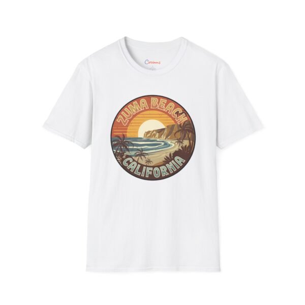 Zuma Beach Vintage Tee - Retro California Sunset Shirt, Coastal Vibes Aesthetic T-Shirt, 70s Style Graphic Tee for Ocean Lovers