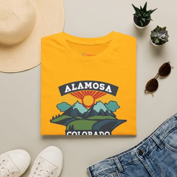 Alamosa, Colorado Unisex T-Shirt, Nature Lover Tee, Mountain Graphic Shirt, Outdoors Adventure Top, Wilderness Traveler Gift