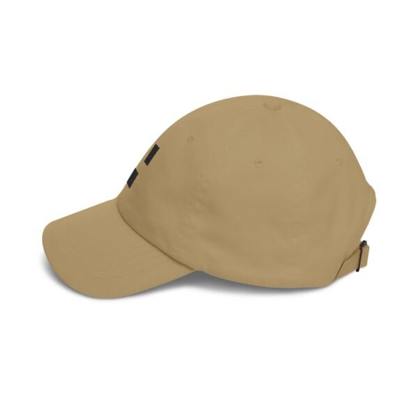 Pixel Surprised Face Embroidered Dad Hat: Retro 8-Bit Gaming Cap