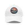 15316670980377307773_2048.jpeg Alamosa Colorado Hat - Retro Sunset Leather Patch Dad Cap, Great Sand Dunes Mountains Souvenir, Outdoor Adventure Headwear