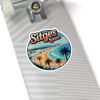 Sitges Spain Sticker - Retro Coastal Travel Decal, Mediterranean Beach Souvenir