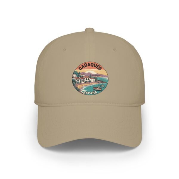 Cadaqués Spain Hat - Retro Coastal Dad Cap with Artistic Travel Design, Mediterranean Beach Souvenir, Spanish Village Gift