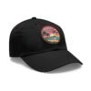 Ventura California Pixel Art Hat - Retro Coastal Leather Patch Cap with Sunset Beach Scene | California 8-Bit Design Gift