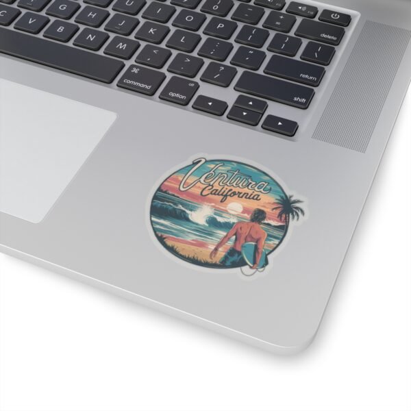 15750558676668541629_1200.jpeg Sticker, Ventura California Coastal Sunset Vibes, Beach Lover Gift, Travel Laptop Decal, Ocean Sea Theme Stationery, Planner Scrapbook