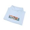 Ventura California Hoodie - Coastal Vibes Sweatshirt, Scenic Letter Print, Soft Unisex Gift for Beach Lovers & West Coast Fans