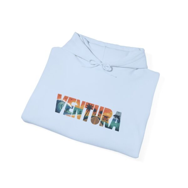 Ventura California Hoodie - Coastal Vibes Sweatshirt, Scenic Letter Print, Soft Unisex Gift for Beach Lovers & West Coast Fans