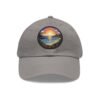Carmel by the Sea Hat - Pixel Art Coastal Sunset Leather Patch Cap, California Retro Gamer Style, Unique Travel Souvenir Gift