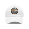 Cabo de Gata Hat - PU Leather Patch Pixel Art Sunset Baseball Cap, Spain Coastal Souvenir