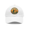 Zuma Beach California Hat - Leather Patch Sunset Surf Cap with Palm Tree, Retro Coastal Baseball Dad Hat, City Vibes Travel Souvenir