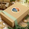 Zuma Beach California Sticker - Retro Sunset Coastal Vibes, Cool Round Vinyl Decal for Laptops & Bottles
