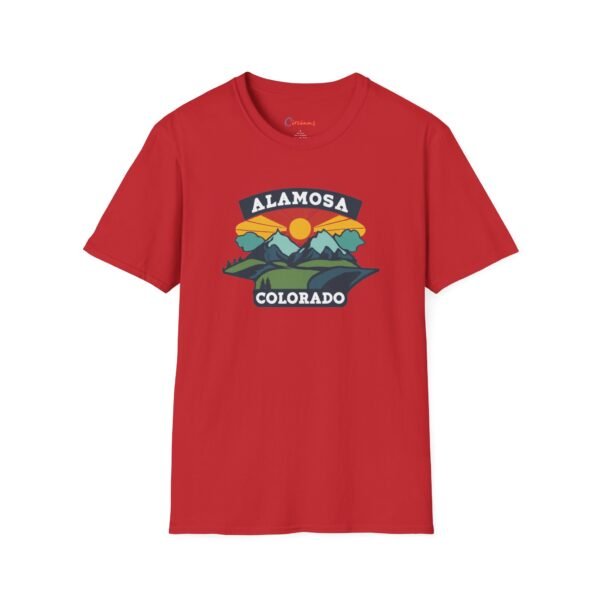 Alamosa, Colorado Unisex T-Shirt, Nature Lover Tee, Mountain Graphic Shirt, Outdoors Adventure Top, Wilderness Traveler Gift