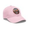 El Paso Texas Hat - Leather Patch Desert Sunset Cap with Cactus & River, Retro Travel Baseball Dad Hat, City Vibes Souvenir Apparel