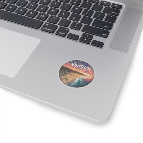 16019056325988756932_1200.jpeg Ventura California Pier Sunset Serenity Stickers, Coastal Vinyl Decals, Waterproof Sticker Pack, Laptop Accessories, Travelers Souvenirs,