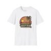 Ventura Sunset Pixel Art California Dream Unisex Softstyle T-Shirt, Graphic Tee, Vintage Style Shirt, Retro Tshirt, Beach Lover Gift
