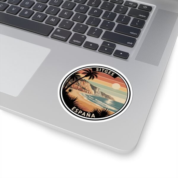 Sitges España: Sunset Cliffs & Palm Coast Sticker