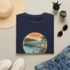 Ventura, California | Aerial view drawing of Ventura Pier - Unisex Softstyle T-Shirt