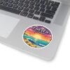 1623804840257482890_1200.jpeg Tarifa España Sticker - Pixel Art Sunset Coastal Beach Design, Retro Travel Badge Vinyl Decal for Laptop, Water Bottle