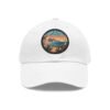 Cabo de Gata Hat - Spain Leather Patch Cap, Retro Sunset Coastal Design, Andalusia Travel Souvenir, Unique Mediterranean Gift