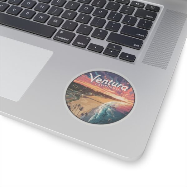 16363723829400952736_1200.jpeg Ventura California Pier Sunset Serenity Stickers, Coastal Vinyl Decals, Waterproof Sticker Pack, Laptop Accessories, Travelers Souvenirs,