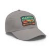 Alamosa Colorado Hat - Retro Sunset Rectangular Leather Patch Cap, Great Sand Dunes Mountains Souvenir Dad Hat, Travel Gift