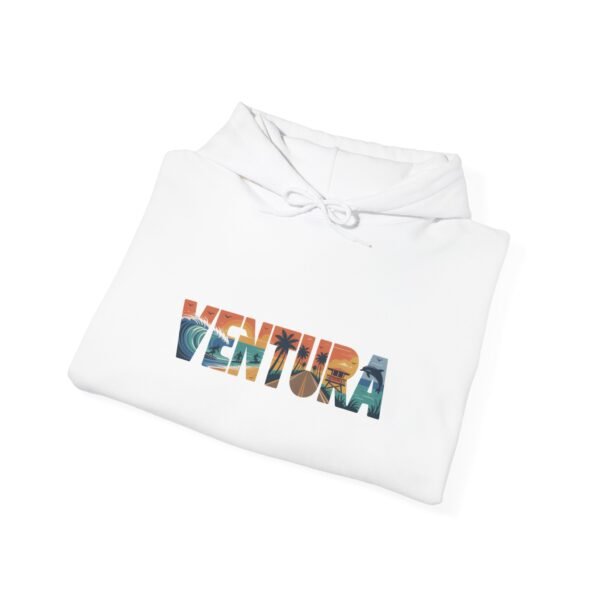 Ventura California Hoodie - Coastal Vibes Sweatshirt, Scenic Letter Print, Soft Unisex Gift for Beach Lovers & West Coast Fans