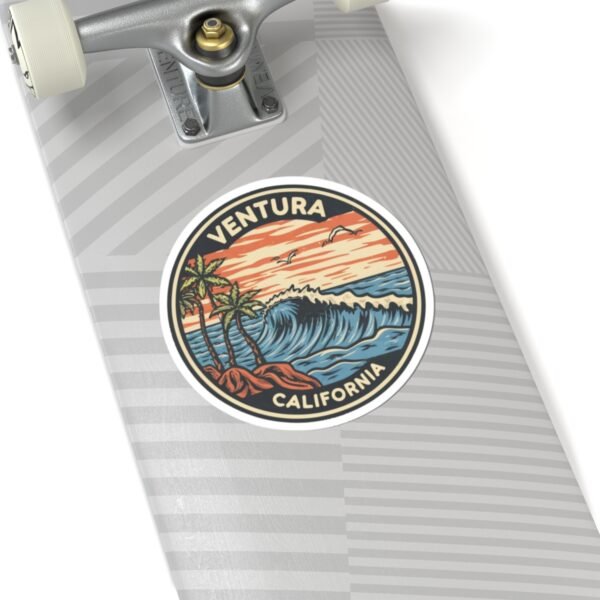 Stickers, Ventura California Waves Seagulls Peace, Laptop Decals, Water Bottle Stickers, Scrapbooking, Car Stickers, Vinyl Decals