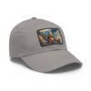 Capybara Scream Hat - Funny Capybara Baseball Cap, Art Parody Gift, Munch Inspired Retro Patch Cap, Unisex Adjustable Hat