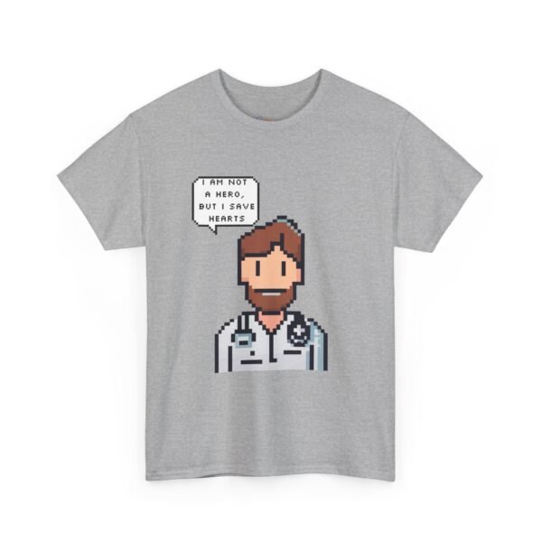Pixel Doctor Shirt - Funny Medical Student Gift, Save Hearts Tee, Healthcare Worker Appreciation, Pixel Art T-Shirt for Doctors & Nurses