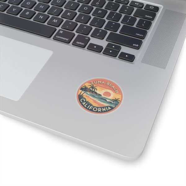 Zuma Beach California Sunset Serenity, Kiss-Cut Decals, Laptop Sticker, Scrapbooking, Water Bottle, Planner Stickers