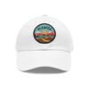 Alamosa Colorado Hat - Retro Sunset Leather Patch Cap, Great Sand Dunes Mountains Travel Souvenir Dad Hat, Outdoor Adventure