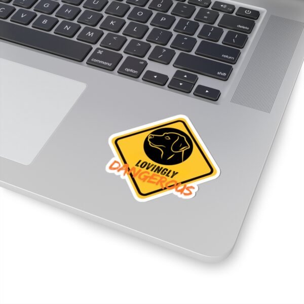 16612080309068169569_1200.jpeg Lovingly Dangerous Kiss-Cut Stickers, Dog Warning Sign Stickers, Funny Dog Lover Gifts, Pet Owner Decals, Novelty Animal Sticker
